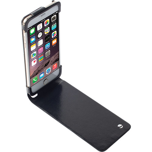 Rahakott ümbris Kalmar WalletCase iPhone 6 Plus / 6S Plus, naturaalsest nahast, must, Krusell - Image 4