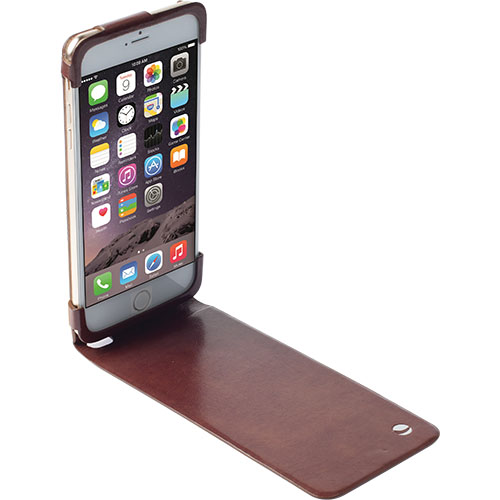 Rahakott ümbris Kalmar WalletCase iPhone 6 Plus / 6S Plus, naturaalsest nahast, pruun, Krusell - Image 4