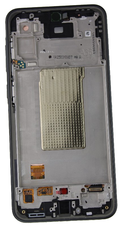 LCD screen Samsung A366 A36 5G with touch screen and frame Awesome Black original (service pack)