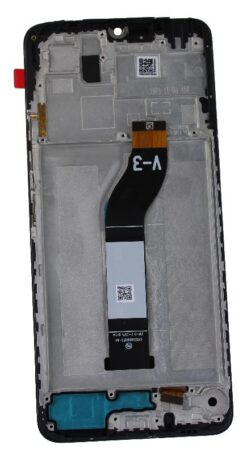 LCD screen Xiaomi Redmi 13C 5G with touch screen and frame Black original (service pack)