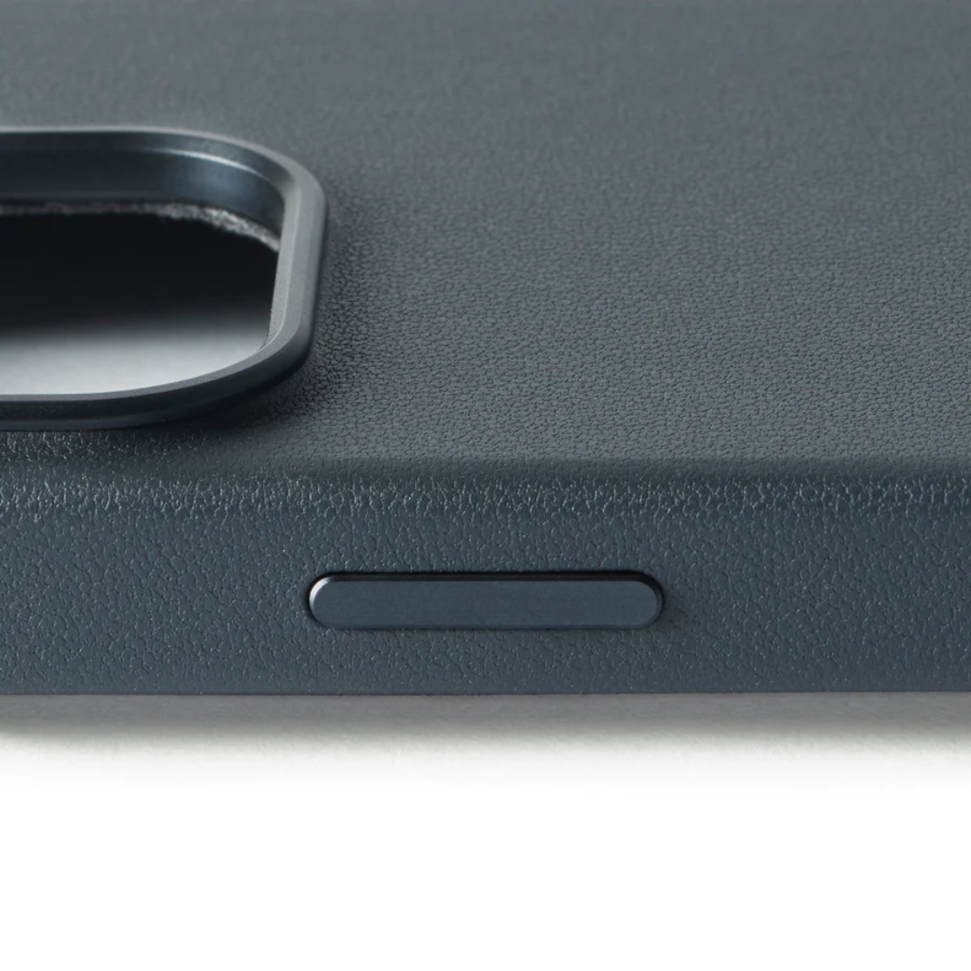 Kaitseümbris MaizCase, Apple iPhone 16 Pro, sinakashall, MagSafe, (bio)nahast, Mujjo - Image 7