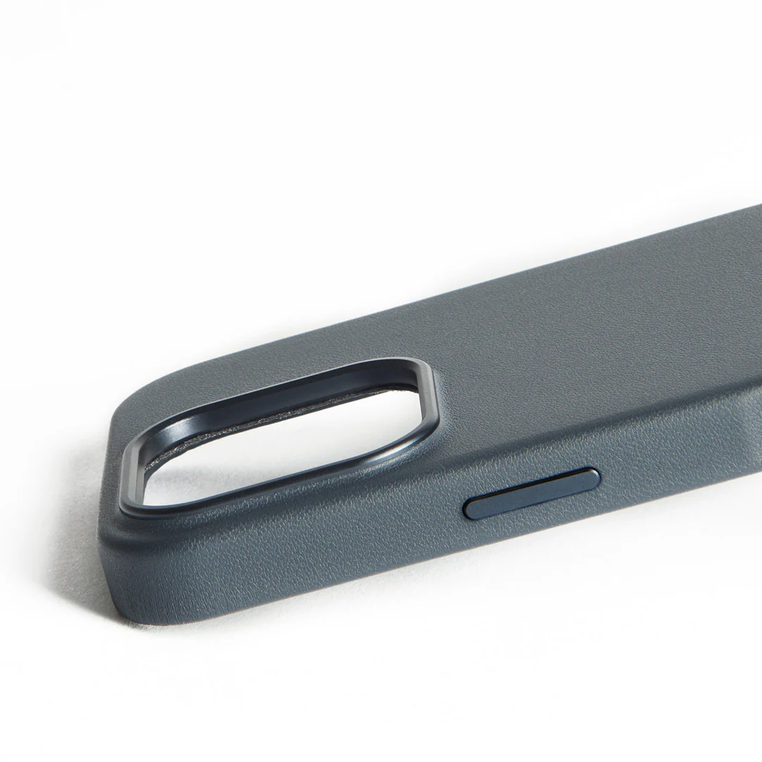 Kaitseümbris MaizCase, Apple iPhone 16 Pro, sinakashall, MagSafe, (bio)nahast, Mujjo - Image 9