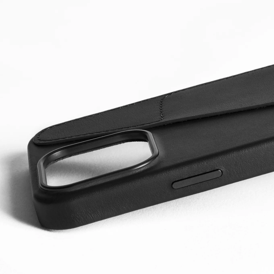 Kaitseümbris kaarditaskuga Apple iPhone 16 Pro Max, must, MagSafe, naturaalsest nahast, Mujjo - Image 8