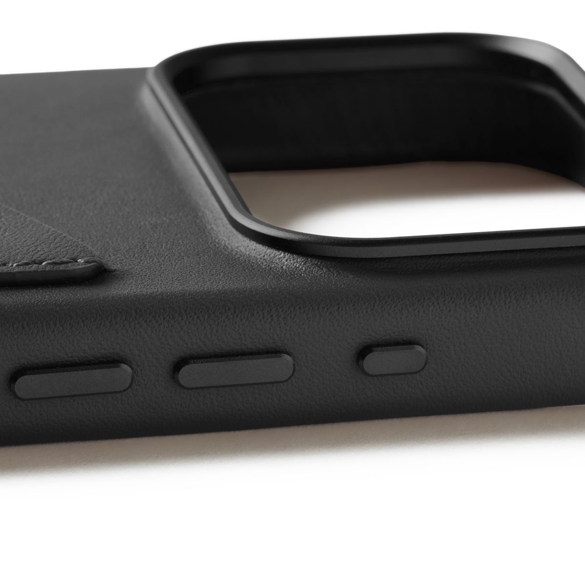 Kaitseümbris kaarditaskuga Apple iPhone 17 Pro, must, naturaalsest nahast, MagSafe ühilduv, Mujjo - Image 7