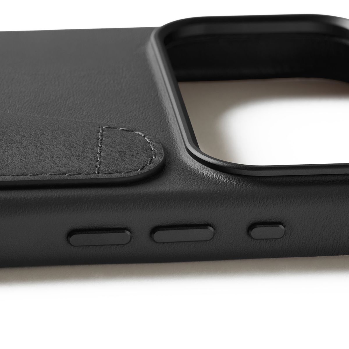 Kaitseümbris kaarditaskuga Apple iPhone 17 Pro Max, must, naturaalsest nahast, MagSafe ühilduv, Mujjo - Image 7