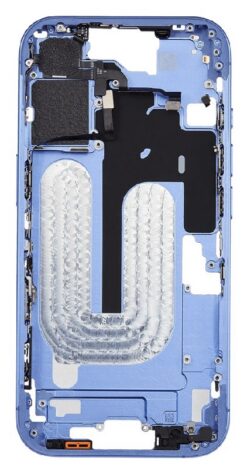 Middle housing iPhone 16 Ultramarine original (used Grade A)