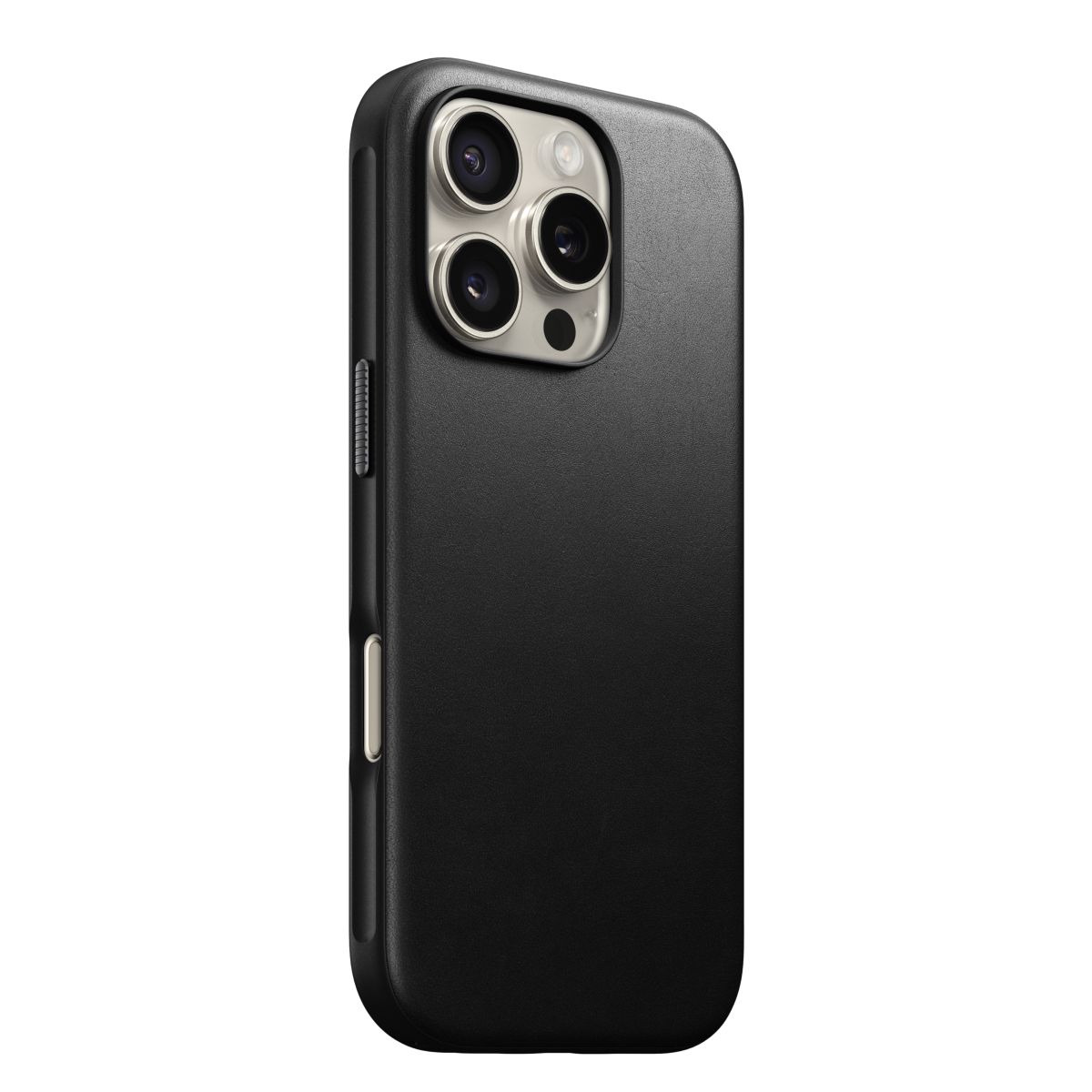 Kaitseümbris Modern Leather, Apple iPhone 16 Pro, must, naturaalsest nahast, MagSafe ühilduv, Nomad - Image 5