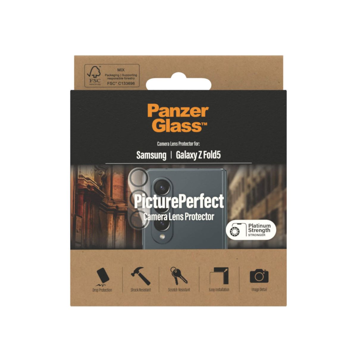 Tagakaamerate kaitseklaas PicturePerfect, Samsung Galaxy Z Fold5, PanzerGlass - Image 3