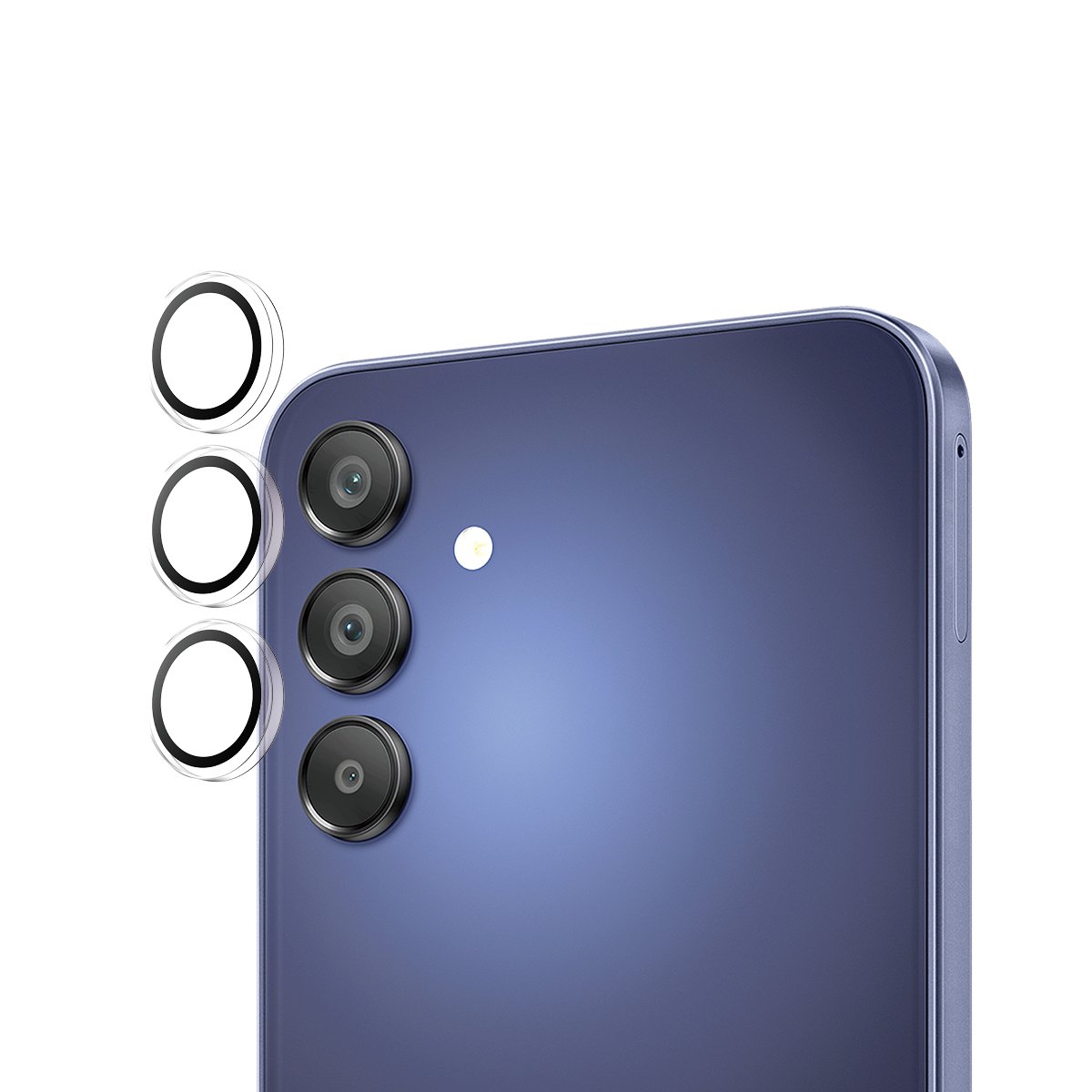 Tagakaamerate kaitseklaasid Hoops, Samsung Galaxy A16 / A16 5G, läbipaistva äärega, PanzerGlass