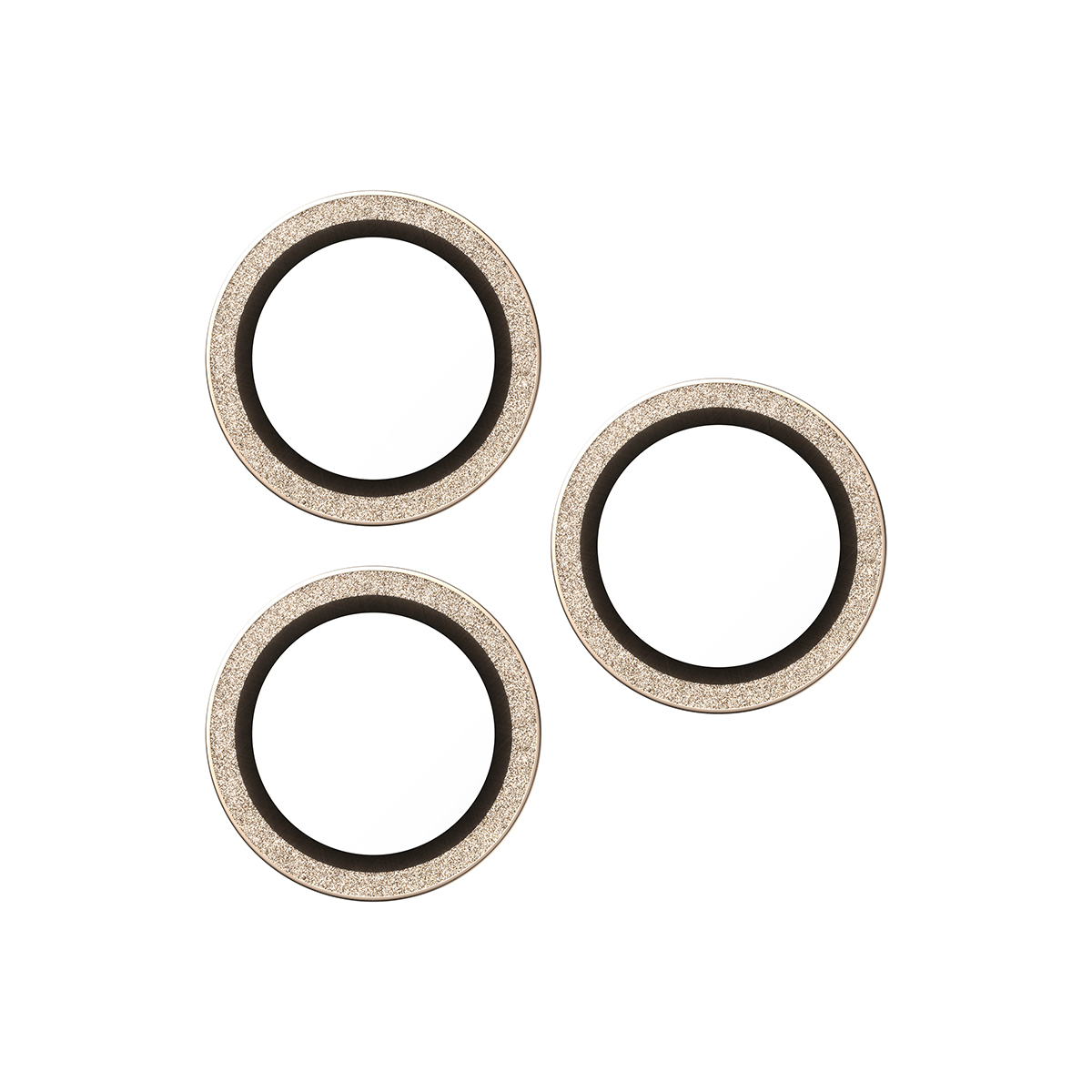 Tagakaamerate kaitseklaasid Hoops Glitter, Apple iPhone 17 Pro / 17 Pro Max / iPhone 16 Pro / 16 Pro Max, kuldne sädelusega, PanzerGlass - Image 4