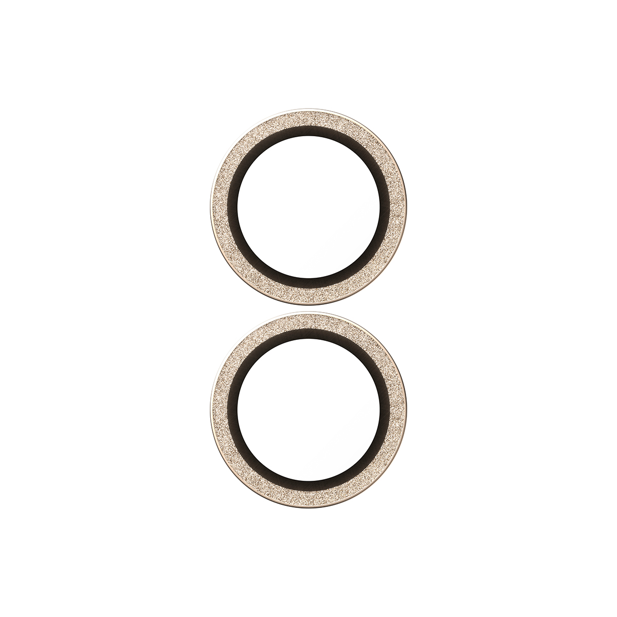 Tagakaamerate kaitseklaasid Hoops Glitter, Apple iPhone 17 / iPhone 16 / iPhone 16 Plus, kuldne sädelusega, PanzerGlass - Image 4