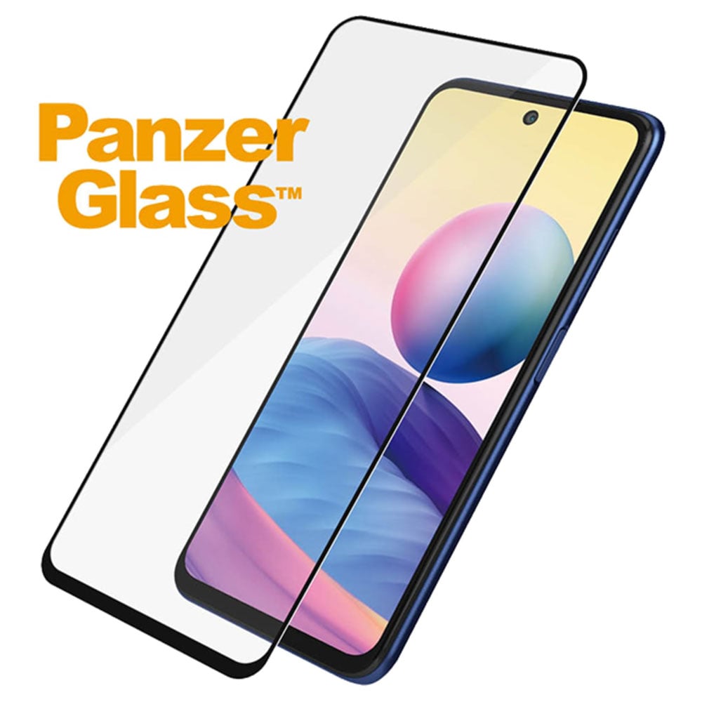 Kaitseklaas Xiaomi Redmi 10 5G, ümbrisesõbralik, musta äärega, PanzerGlass