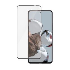 Kaitseklaas Xiaomi 12T / 12T Pro, musta äärega, PanzerGlass