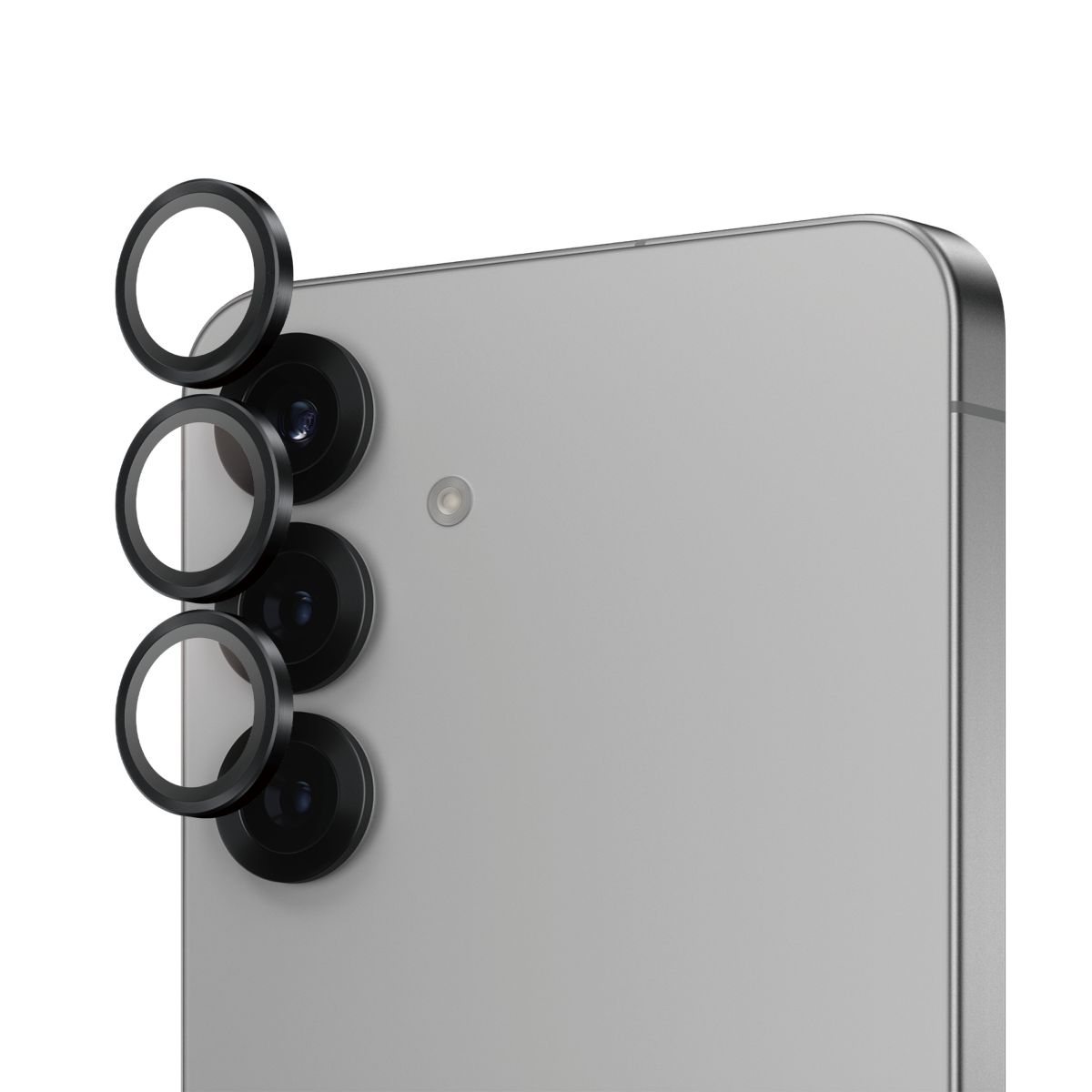 Tagakaamerate kaitseklaasid Hoops, Samsung Galaxy S25+, must, PanzerGlass