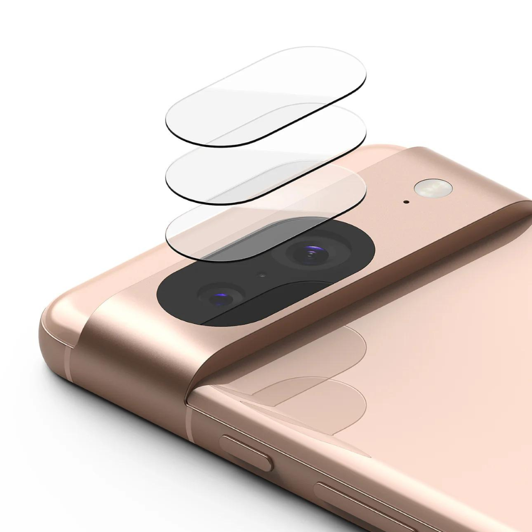 Tagakaamerate kaitseklaas Google Pixel 8, komplektis 3tk, läbipaistev, Ringke