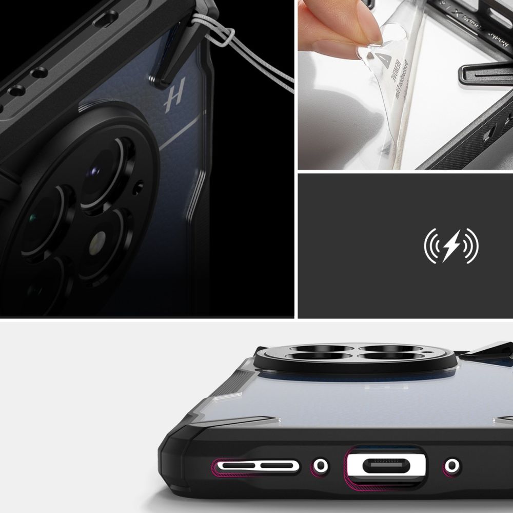 Kaitseümbris Fusion X, OnePlus 13, läbipaistev musta äärega, Ringke - Image 6