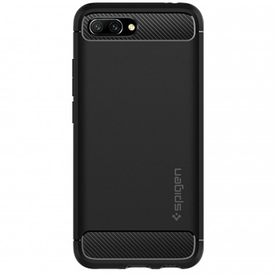 Kaitseümbris Rugged Armor, Huawei Honor 10, must, Spigen - Image 2