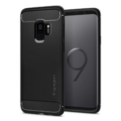 Kaitseümbris Rugged Armor, Samsung Galaxy S9, must, Spigen