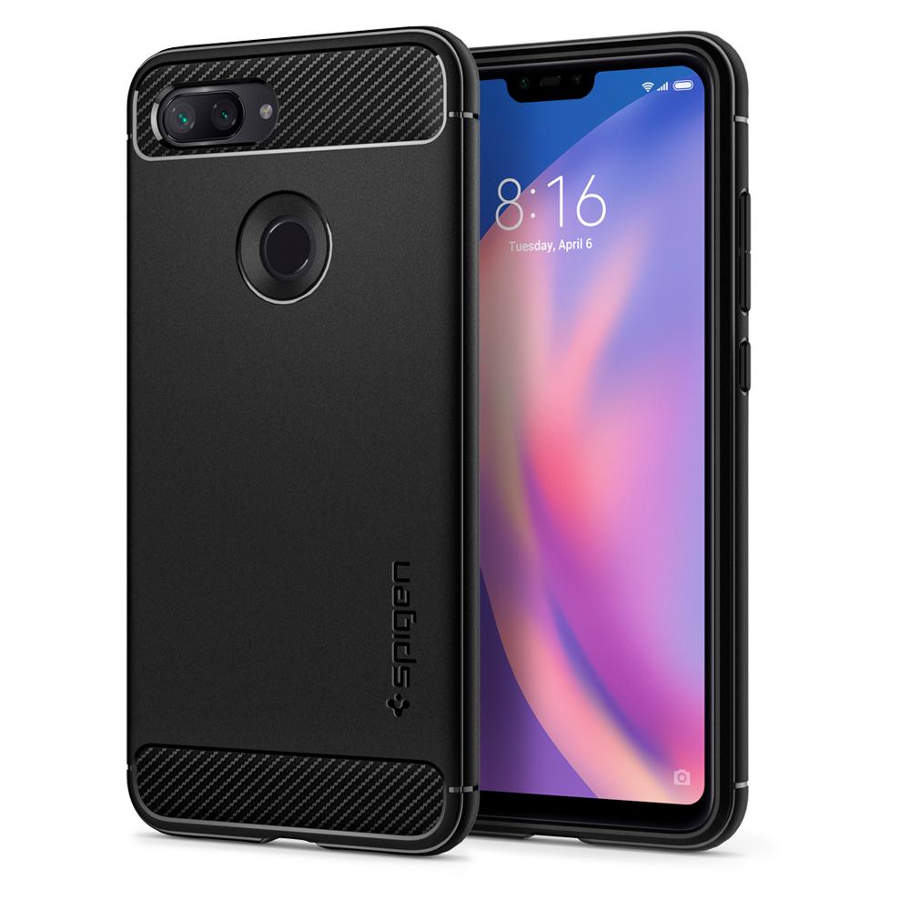 Kaitseümbris Rugged Armor, Xiaomi Mi 8 Lite, must, Spigen