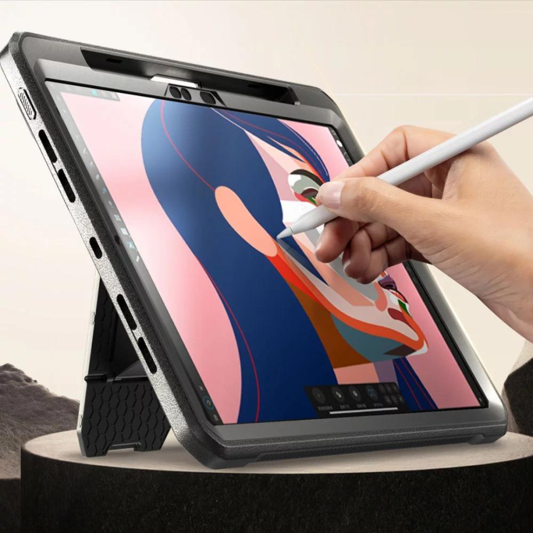 Kaitseümbris ekraanikaitsega Unicorn Beetle PRO, Apple iPad Pro 13" (2024), must, Supcase - Image 2