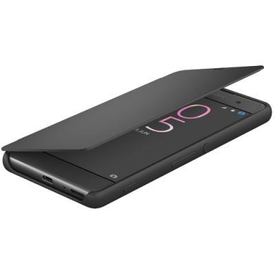 Kaitseümbris kaanega Style Cover Flip, Sony Xperia XA, must, Sony