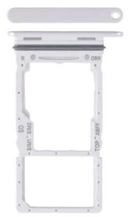SIM card holder Samsung A266 A26 5G White original (service pack)