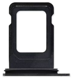 SIM card holder for iPhone 15/15 Plus Black original (used Grade A)