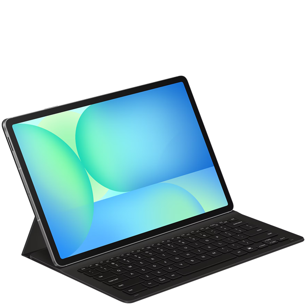 Samsung Galaxy Tab S10 FE+ Book Cover Keyboard Slim EF-DX620 Black - (uus)