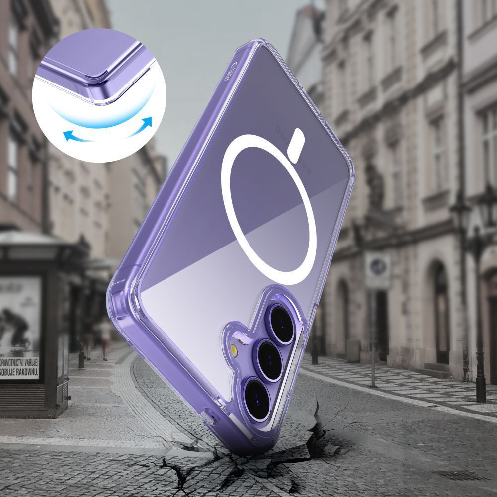 Kaitseümbris FlexAir Hybrid MagSafe, Xiaomi 15T Pro, läbipaistev, Qi2/MagSafe ühilduv, Tech-Protect - Image 5