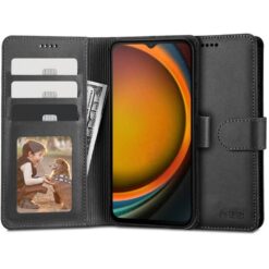 Kaitseümbris kaanega Wallet, Samsung Galaxy Xcover7, must, Tech-Protect