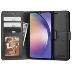 Kaitseümbris kaanega Wallet, Samsung Galaxy A54 5G, must, Tech-Protect