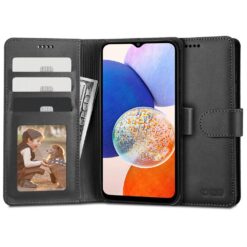 Kaitseümbris kaanega Wallet, Samsung Galaxy A14 / A14 5G, must, Tech-Protect