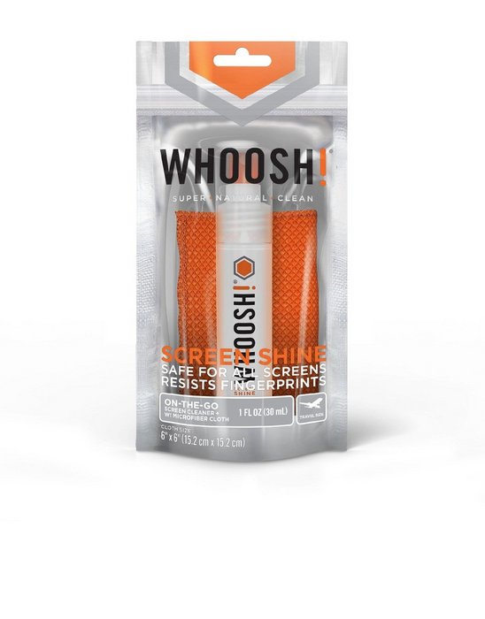 Ekraanipuhastusvahend WHOOSH! 8ml + mikrofiiber puhastuslapp - Image 2