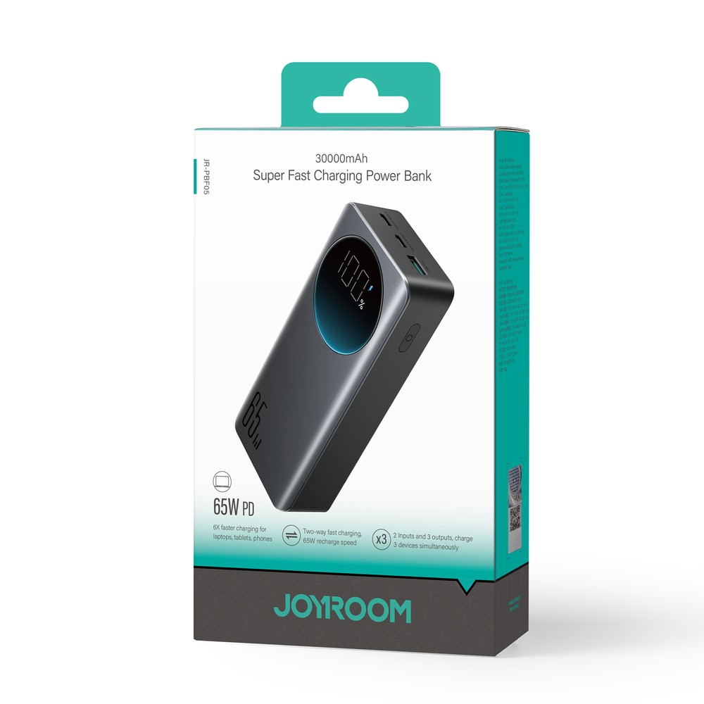 Väline aku Power Bank Joyroom JR-PBF05 65W 30000mAh must - Image 10