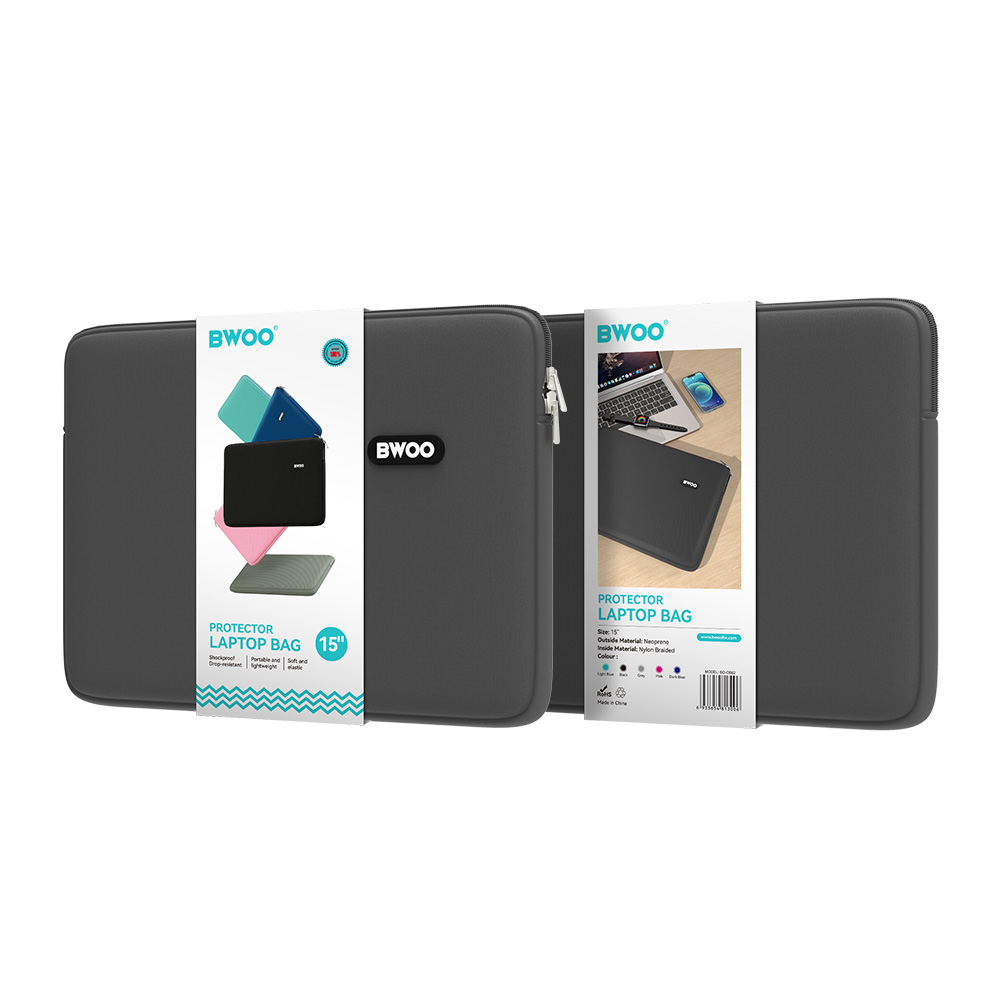 BWOO laptop bag size 15"-grey - Image 4