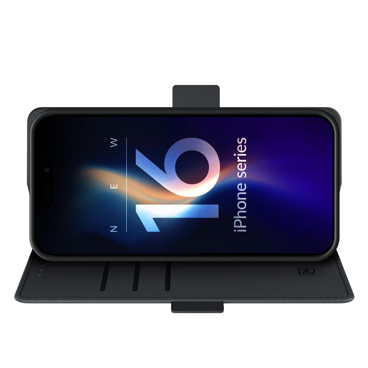 Kaitseümbris kaanega Wallet Case, Apple iPhone 14 / iPhone 13, must, 3mk - Image 8