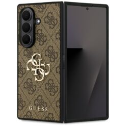 Guess Big 4G Logo Classic Logo case for Samsung Galaxy Z Fold7 brązowy