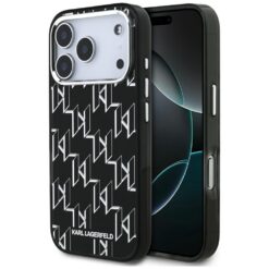 Karl Lagerfeld IML KL Monogram MagSafe case for iPhone 17 Pro black