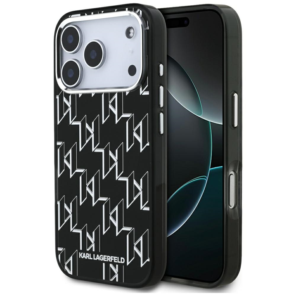 Karl Lagerfeld IML KL Monogram MagSafe case for iPhone 17 Pro black