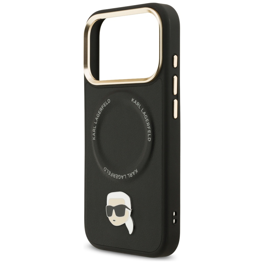 Karl Lagerfeld Big Strap Karl Metal Logo MagSafe case for iPhone 17 Pro black - Image 6