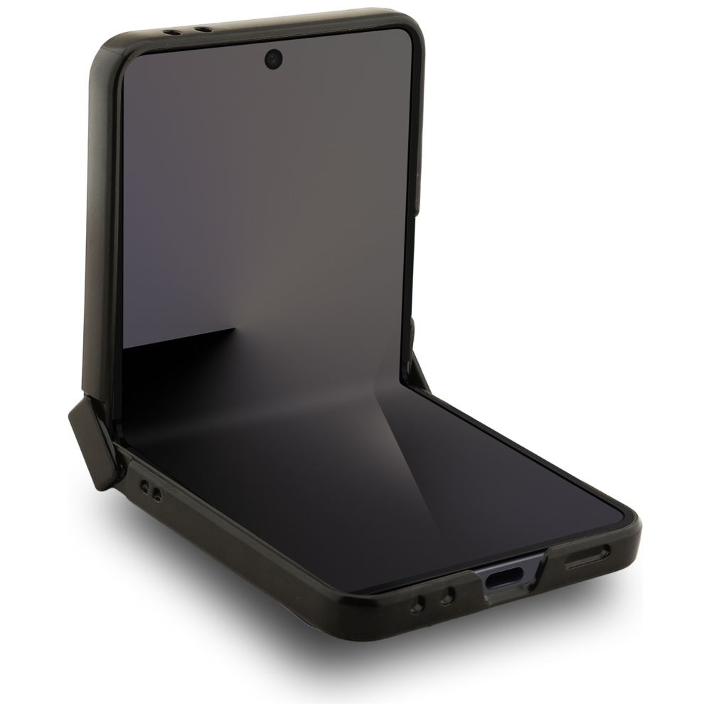 Karl Lagerfeld Saffiano Karl&Choupette Pin case for Samsung Galaxy Z Flip7 black - Image 4