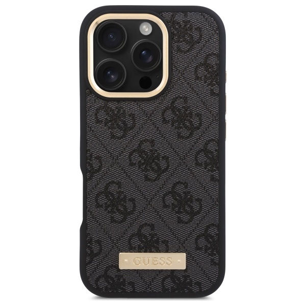 Guess GUHMP16XU4GPRK iPhone 16 Pro Max 6.9" black/black hardcase 4G Logo Plate MagSafe - Image 3