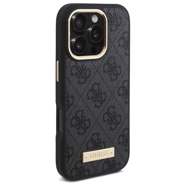 Guess GUHMP16XU4GPRK iPhone 16 Pro Max 6.9" black/black hardcase 4G Logo Plate MagSafe - Image 4