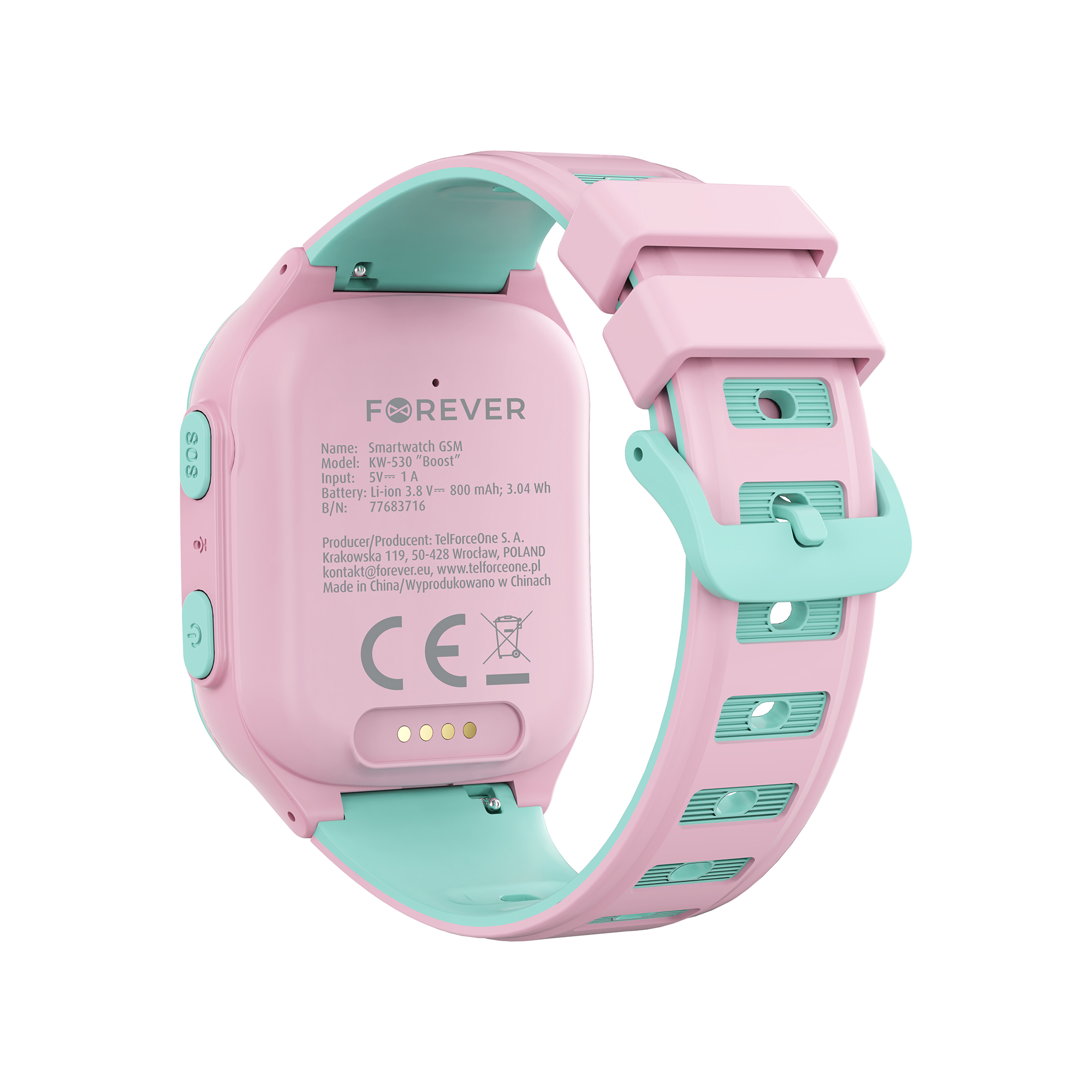 Forever smartwatch GPS WiFi 4G Kids Boost KW-530 Pink - Image 4