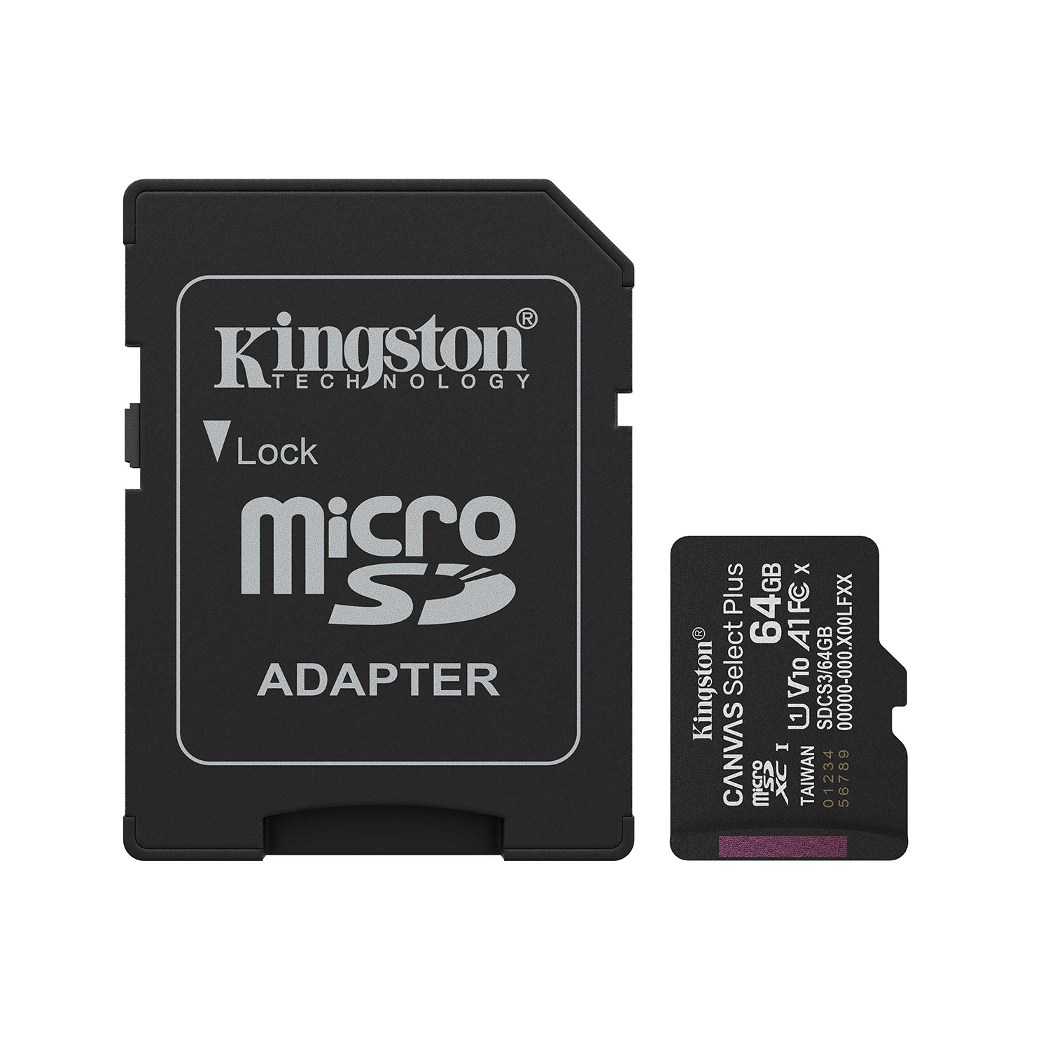 Kingston *microSD 64GB Canvas Select+ G3 100MB/s Adapt - Image 4
