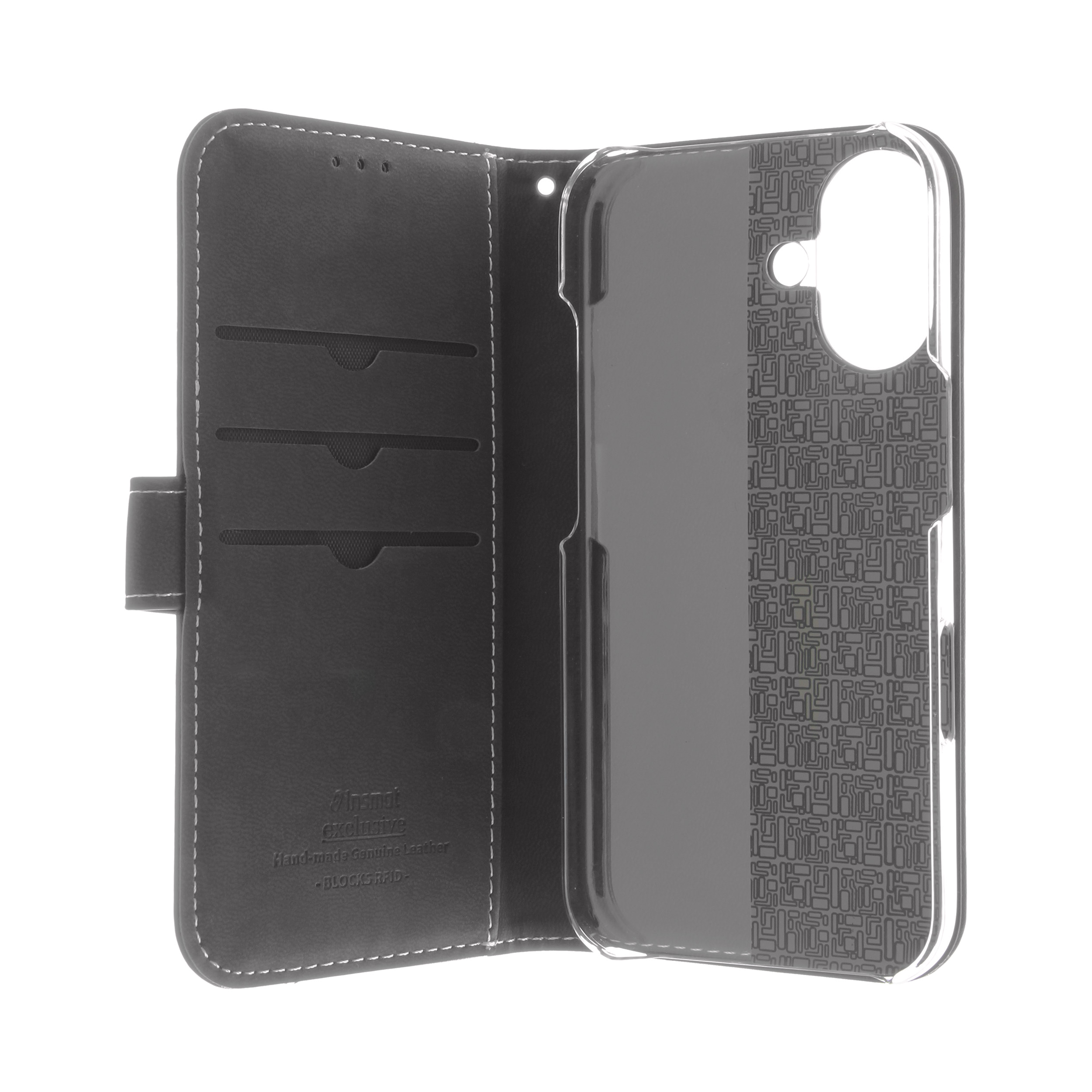 iPhone 16 Plus must Flip nahkkott - Image 3