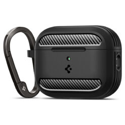 Kaitseümbris Rugged Armor, Apple AirPods Pro 3, must, Spigen