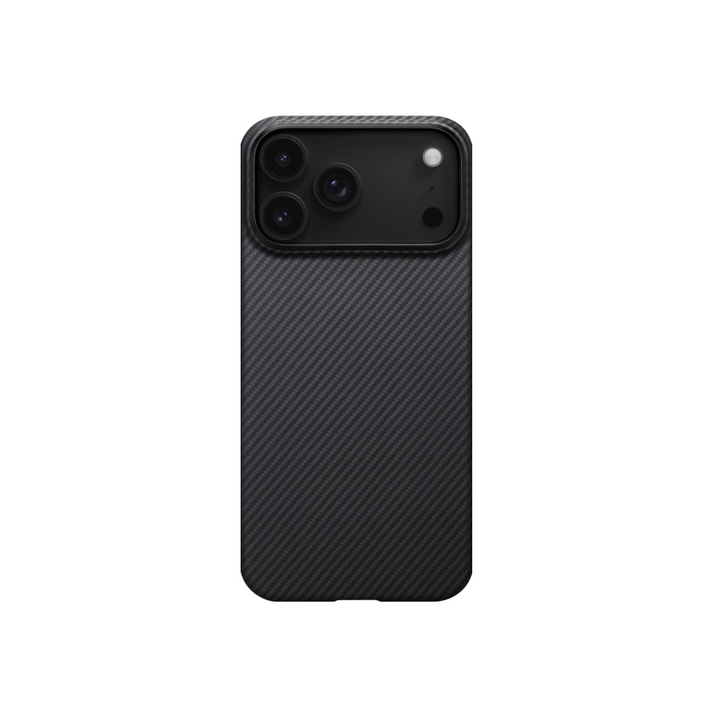 Kaitseümbris Ultra-Slim, Apple iPhone 17 Pro Max, must/hall, üliõhuke, MagSafe ühilduv, Pitaka - Image 2