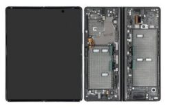 LCD screen Samsung F916 Z Fold2 5G with touch screen and frame Mystic Black original (used Grade C)