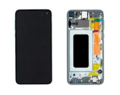 LCD screen Samsung G970F S10e with touch screen and frame Prism Green original (used Grade B)